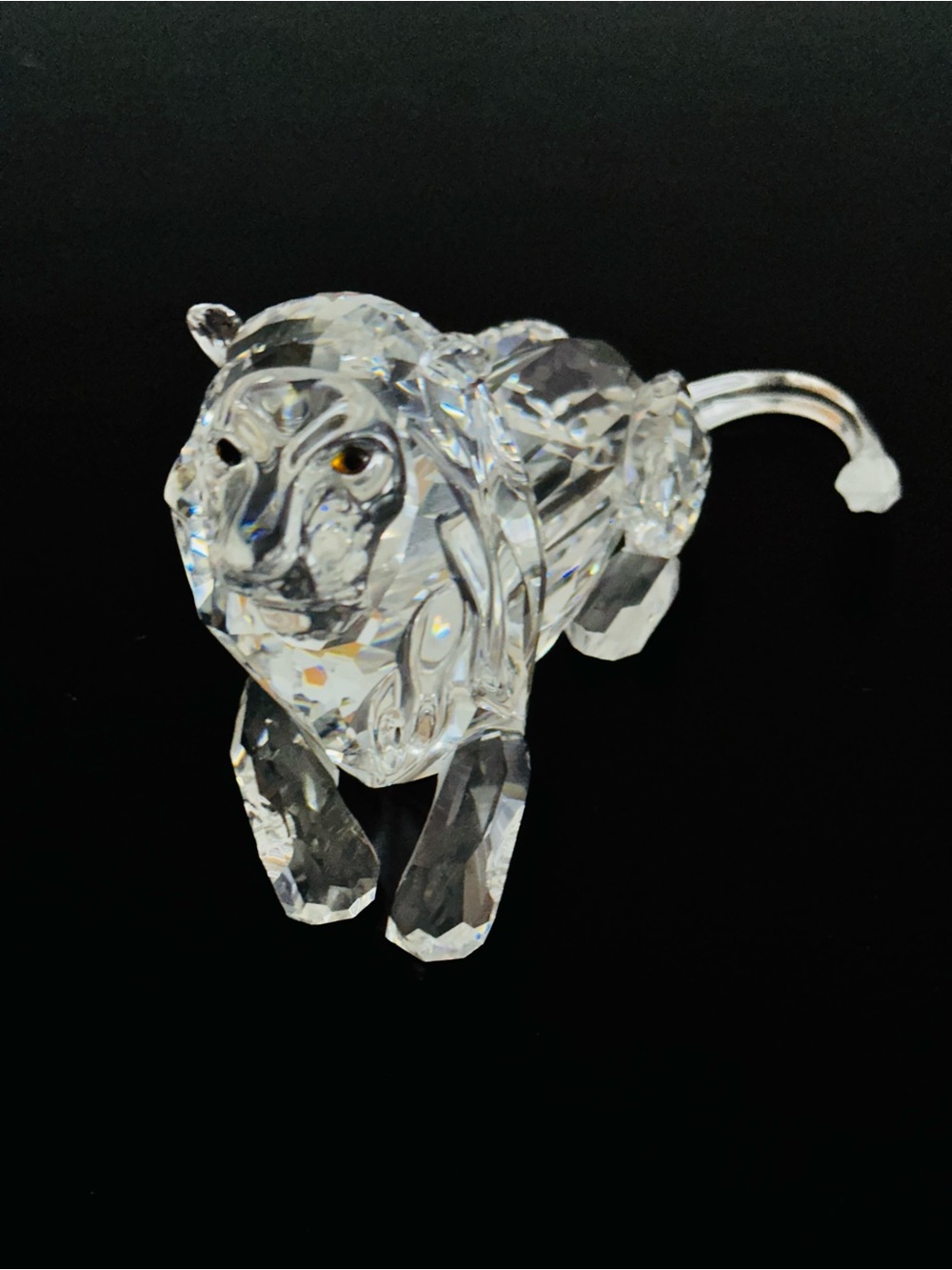 Swarovski Clear Crystal Lion Figurine - Picture 6 of 15